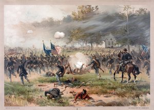 Slaget vid Antietam, pub. 1887